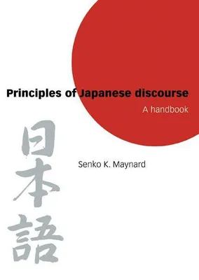Produktbild von Principles of Japanese Discourse