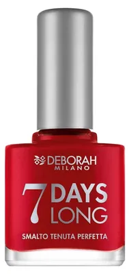 Image de Deborah, 7 Day Long, Vitamins, Quick-Dry, Nail Polish, EN876, Iconic Red, 11 ml