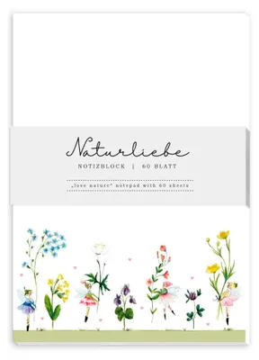 Produktbild von Grätz Verlag - Silke Leffler - A6 Notizblock - EB_04570 - Schön, dass es Dich gibt