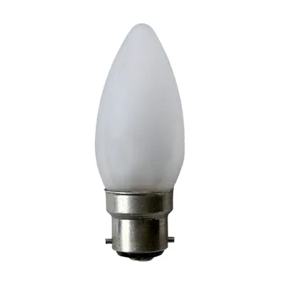 Produktbild von Merkur Glühbirne Kerze 60W B22d matt 60 Watt Glühlampe warmweiß dimmbar