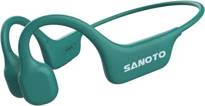 Produktbild von Knochenschall Kopfhörer Bluetooth 5.0 Open Ear, IPX7 wasserdicht, Schweißfest, Bone Conduction Sportkopfhörer für Läufer, Fahrrad, Radfahren, Fitness