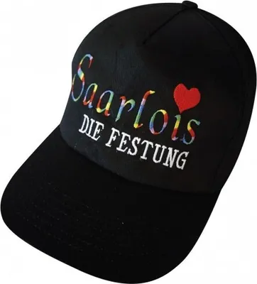Produktbild von Baseballcap mit Einstickung - SAARLOIS - 68935 schwarz