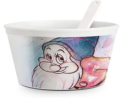 Porzellan-Eisbecher, mehrfarbig, 250 ml, spülmaschinenfest