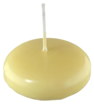 Produktbild von Schwimmkerzen Grapefruit Gelb 32 x Ø 80 mm, 8 Stück