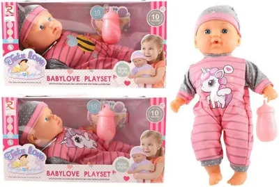 Immagine prodotto di Bambola con 10 suoni e accessori 30 cm