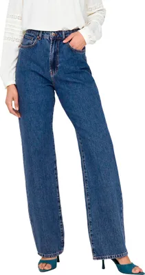 Produktbild von Only Silje Ex Str Wide Dot729 Hochtaillierte Jeans Blau 25 / 30 Frau Blau 25