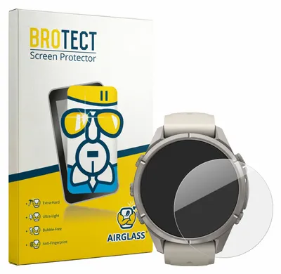 Produktbild von BROTECT Schutzglas für Garmin Fenix 9 Pro (43 mm) Schutzfolie Panzer Folie Glas Display Schutz klar