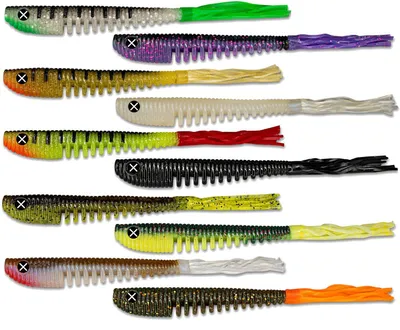 Produktbild von Monkey Lures Hairy Lui 14cm - 3 Gummifische, Monkey Lures Farbe:Black & Black