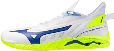 Produktbild von Mizuno WAVE MIRAGE 5 White/Lightning Yellow/Dazzling Blue White/Lightning Yellow/Dazzling Blue 43