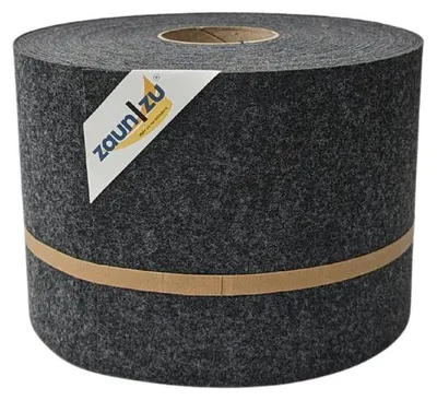 Produktbild von Sichtschutzstreifen zaun|zu Design-Vlies 35m Rolle Zaunblende Doppelstabzaun Anthrazit 35m