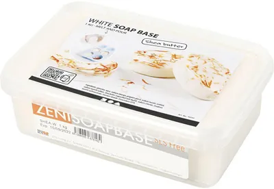 Produktbild von Creativ Company Seifenbasis Sheabutter weiß 1kg DIY Seife selber machen