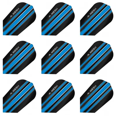 Produktbild von Mission | Mesh | Dart Flights | Slim | 100 Mikron | Hellblau | 3 Sets = 9 Flights