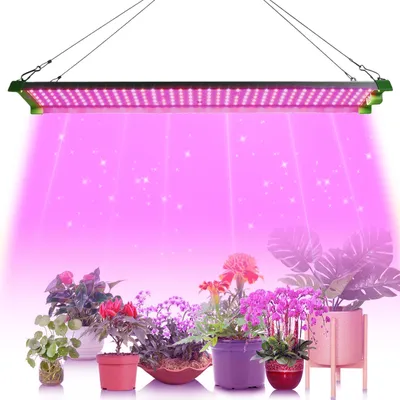 Image de Lampe de culture LED, lampe de culture LED 85 W à spectre complet pour plantes, avec rayons UV et IR, lampe de culture LED, pour plantes d'intérieur