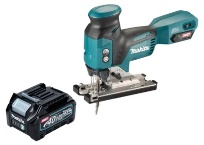 Imagen del producto de Makita JV 001 GD1 Sierra de calar sin cable 40 V máx. 135 mm sin escobillas + 1x batería 2,5 Ah - sin cargador
