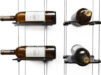 Produktbild von Weinregal Weinablage Flaschenhalter Wandweinregal Weinlagerregal