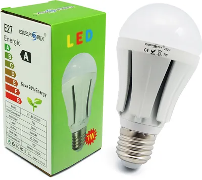 Produktbild von LED Leuchtmittel E27 7W Warmweiß 600 Lumen, ersetzt 60W Glühbirne, nicht dimmbar
