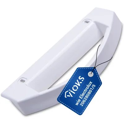 Produktbild von Handgriff weiß passend wie Electrolux 206280801/5 Türgriff 200x80x40mm für Kühlschrank