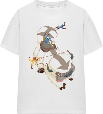 Obrázok produktu pre Avatar: The Last Airbender - Tričko "Hang On" pre mužov/dámy Uni TV15473 (S) (White)