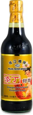 Produktbild von [ 500ml ] PEARL RIVER BRIDGE Süßer Reisessig, Gesüßte Reisessigzubereitung / Sweet Rice Vinegar