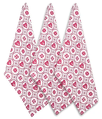 Immagine prodotto di HOME ELEMENTS Set di 3 strofinacci 50*70 cm, Cuore