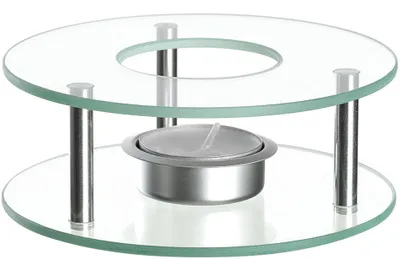 Zdjęcie produktu dla Montana 050886, Srebrny, Przezroczysty, Monochromatyczny, Szkło, Okrągły