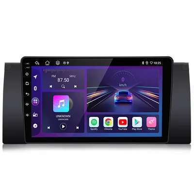 Immagine prodotto di 9 "Android13 1+32G carplay Autoradio per bmw e39 Serie 5 GPS Navi BT WIFI RDS DAB 4Kern SWC