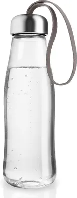 Produktbild von Trinkflasche aus Glas 0,5l in Taupe