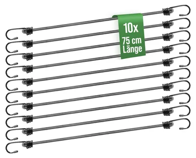 Immagine prodotto di More Garden Elastici multifunzionali con pallina | set da 10, dimensioni:10x 75cm