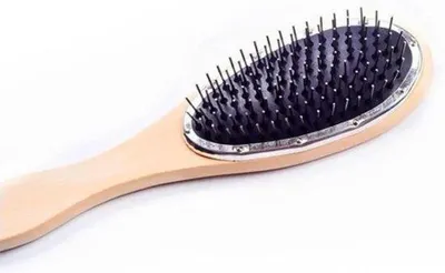 Obrázok produktu pre Styler na vlasy pre individuálne účesy s drevenou rukoväťou – ideálny na predĺženie vlasov a parochne