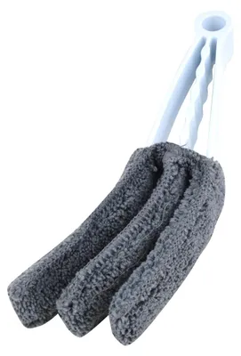 Produktbild von Homéa, Bürste für Jalousien, Mikrofaser, 20 cm, Anthrazit