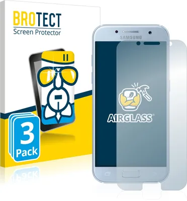 Produktbild von 3x BROTECT Schutzglas für Samsung Galaxy A5 2017 Schutzfolie Panzer Folie Glas Display Schutz klar