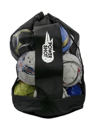Productafbeelding van POWERSHOT balzak - voor 12 ballen - Opbergtas voor voetballen - Ideaal voor voetbalverenigingen!