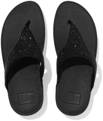 Produktbild von FitFlop Lulu Toe Post All Black Größe EU 39