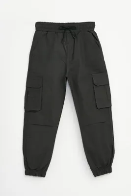 Immagine prodotto di Pantaloni da jogging cargo per ragazzi - Taglia 128 (7-8 anni) - Cotone - Traspiranti, comodi e pratici