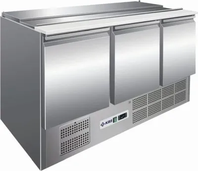 Produktbild von KBS Saladette 903 Mit 3 Türen, 400 Liter 1368x700x870 mm Steckerfertig 230V