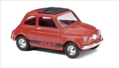 Produktbild von Busch 48705 - 1/87 Fiat 500 »Fiat« - Rot - Neu
