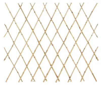 Image de BURI 10 x treillis de jardin bambou treillis pour plantes grimpantes aide protection visuelle pliable