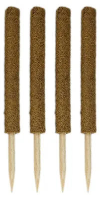 Produktbild von Novatool Pflanzstab Kokos 60 cm I Ø 45mm I verlängerbar I natürlicher Kokosfaser I Pflanzenhalter I Rankstab I Moosstab Kokosstab (4, 60 cm)