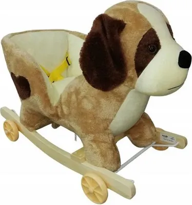 Image de Chouettes à bascule 2 en 1 Animal à bascule avec roulettes - Balançoire pour bébé avec ceinture de sécurité et fonction sonore