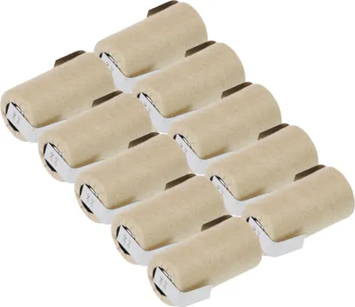 Immagine prodotto di 10x batteria XCell Sub-C 1,2V 2000mAh X2000SCR ad alta corrente Z etichetta a saldare