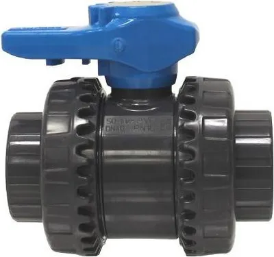 Image de Vanne pvc fip double union à coller 50mm - Fip - VIB50C -