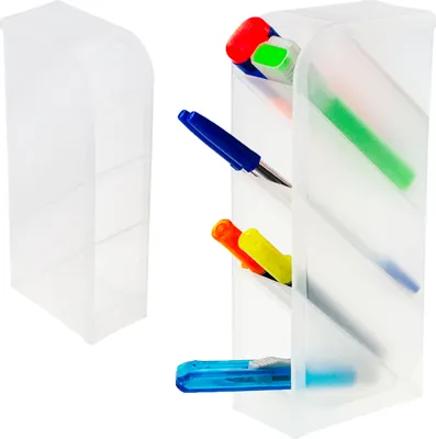 Obrázek produktu pro Stolní organizér držák na tužky držák na tužky barevné tužky přihrádky