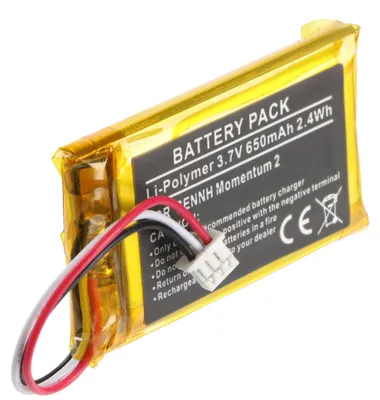 Immagine prodotto di Batteria AccuCell compatibile con Sennheiser Momentum 2 – Li-Polimero, 3,7 V, 650 mAh, 2,4 Wh, circa 40,9 x 25 x 6 mm