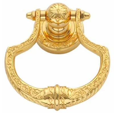 Immagine prodotto di Casa Padrino battiporta barocco oro 11 x h. 14 cm - Battiporta in ottone con placcatura in oro 24 carati - Accessori per la casa barocchi