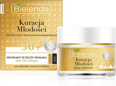Immagine prodotto di Bielenda Trattamento Giovinezza Crema Idratante Antirughe alla Bava di Lumaca 50+ 50ml
