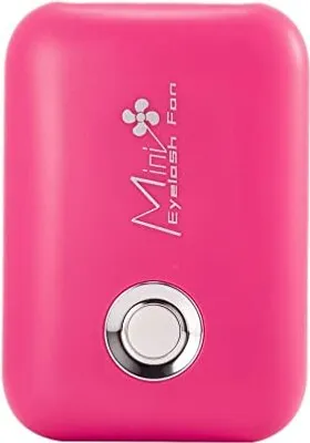 Produktbild von Dreih Mini Eyelash -Lüfter, tragbare wiederaufladbare elektrische USB -Lüfter ohne Klingen 3 Windgeschwindigkeiten Thalter an heißen Tagen trocken Näg