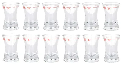 Produktbild von 12 Schnapsgläser 0,2cl  Stamper Stamperl Pinneken Pinnken