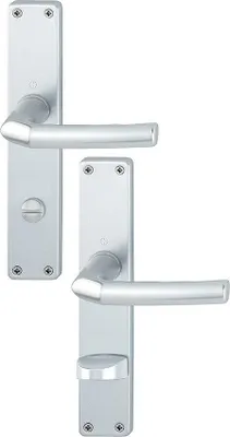Zdjęcie produktu dla HOPPE Zestaw długich rozet Birm.1117/202SP Alu.F1 SK/OL 78mm DIN L/R - 2534014