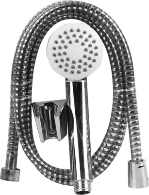 Produktbild von Set Kopfbrause, Wandhalter, Schlauch 150cm chrom