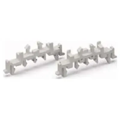 Produktbild von WAGO Kombifuß;anrastbar;passend zu TS 15, TS 35 und TS 32;grau 288-002